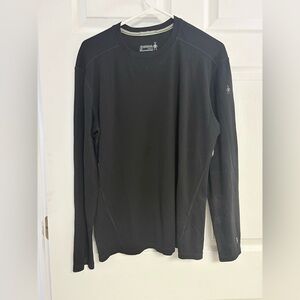 Smartwool Men’s Black Long-Sleeve Crewneck Performance Shirt wool large